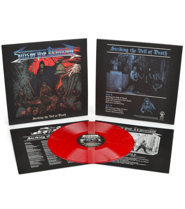 Sins Of The Damned : Striking the Bell of Death (LP, Album, Ltd, Red)