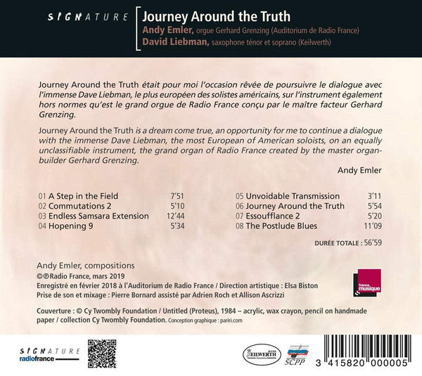 Andy Emler, David Liebman : Journey Around The Truth (CD, Album)