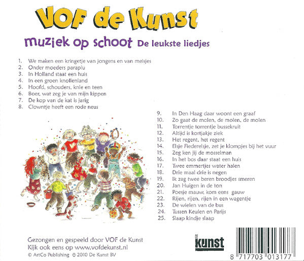 VOF De Kunst : Muziek Op Schoot (De Leukste Liedjes) (CD, Comp)