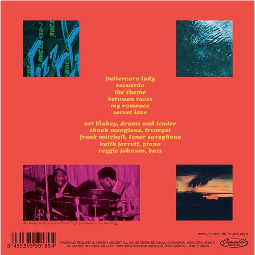 Art Blakey & The New Jazz Messengers* : Buttercorn Lady (CD, Album, RE, RM)