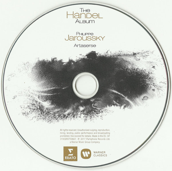 Georg Friedrich Händel, Philippe Jaroussky, Ensemble Artaserse : The Händel Album (CD, Album)