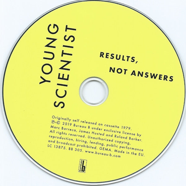 Young Scientist : Results Not Answers (CD, Album, RE)