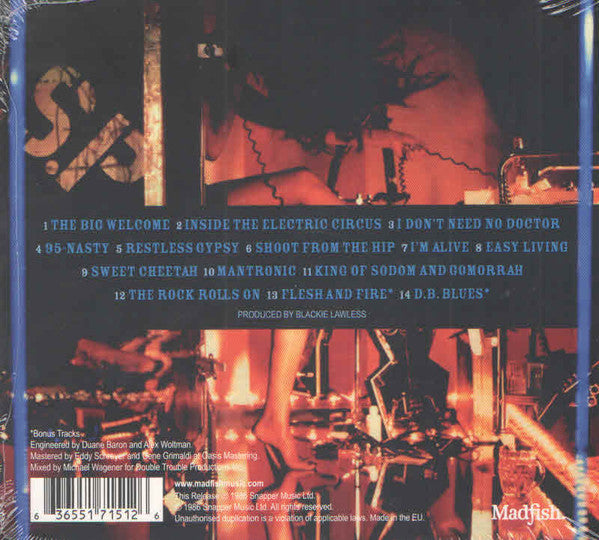 W.A.S.P. : Inside The Electric Circus (CD, Album, RE, Dig)