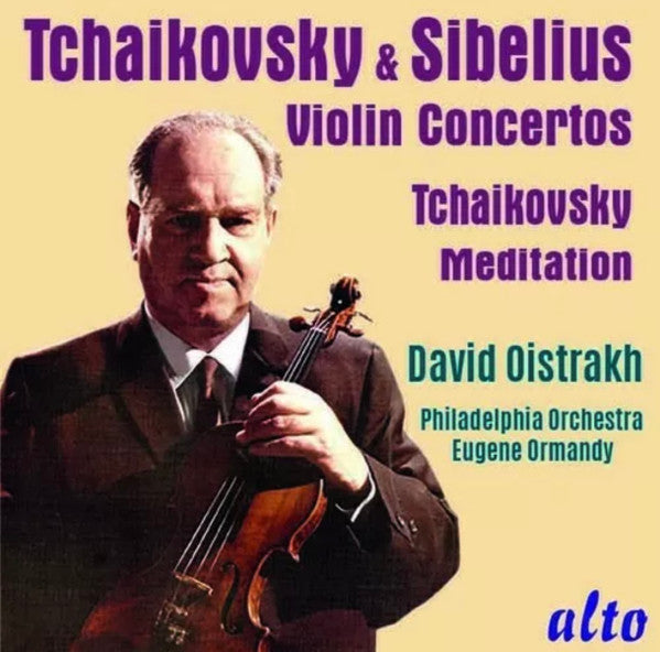 Pyotr Ilyich Tchaikovsky & Jean Sibelius, David Oistrach, The Philadelphia Orchestra, Eugene Ormandy : Violin Concertos (CD, Comp, RM)