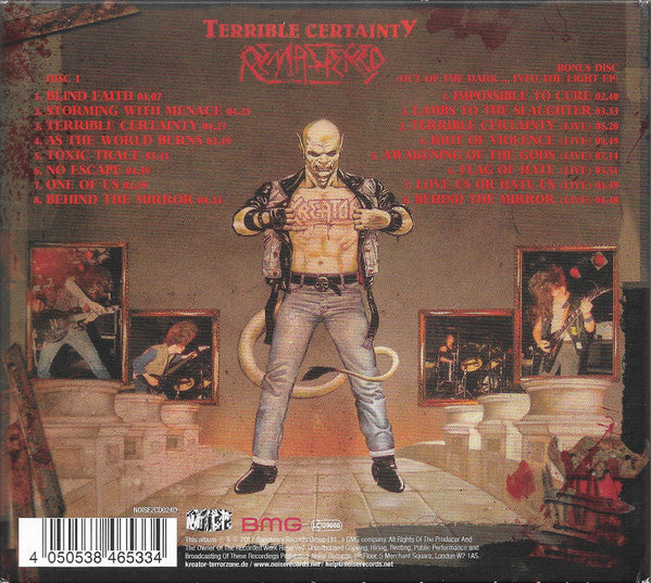 Kreator : Terrible Certainty (CD, Album, RE, RM + CD, EP, RE, RM + RP, Dig)