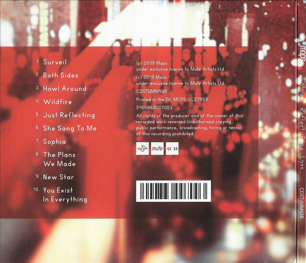 Maps : Colours. Reflect. Time. Loss. (CD, Album)