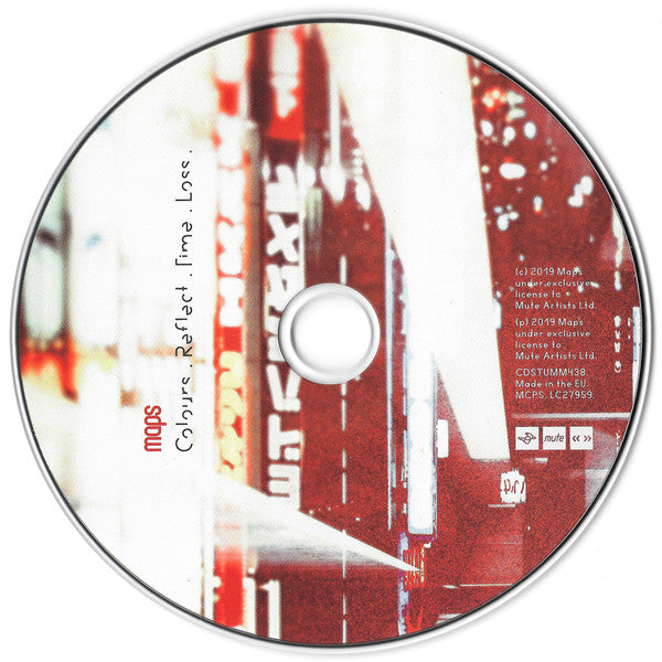 Maps : Colours. Reflect. Time. Loss. (CD, Album)