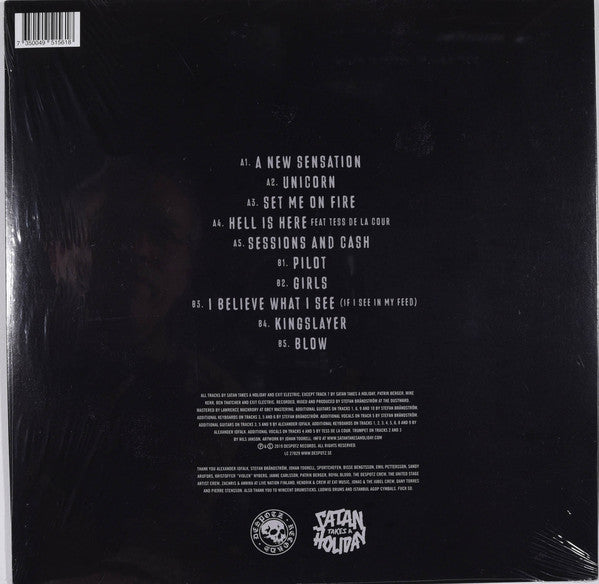 Satan Takes A Holiday : A New Sensation (LP, Album, Ltd, Gol)