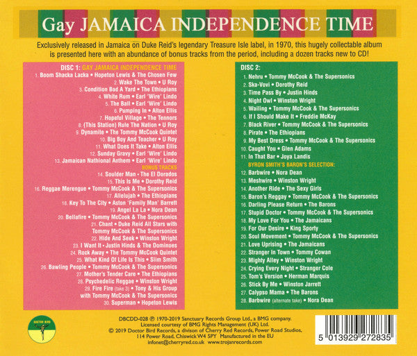 Various : Gay Jamaica Independence Time (2xCD, Comp, RE)