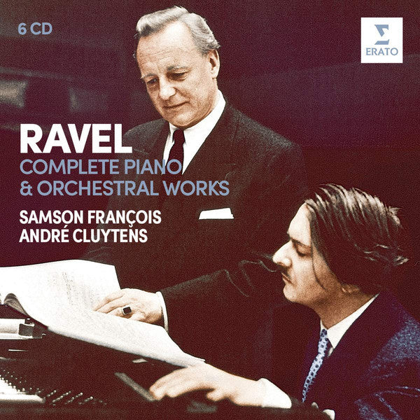 Maurice Ravel, Samson François, André Cluytens : Complete Piano & Orchestral Works (6xCD, Comp, Mono, RE, RM, Box)