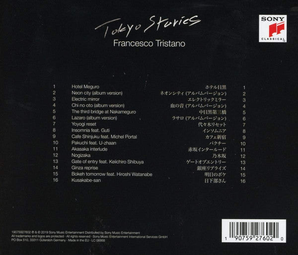 Francesco Tristano : Tokyo Stories (CD, Album)