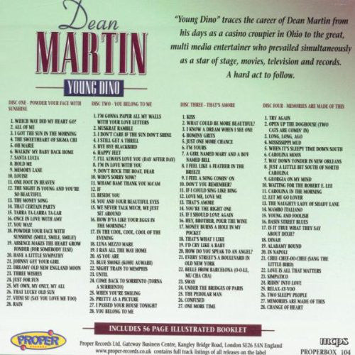 Dean Martin : Young Dino (4xCD, Comp)