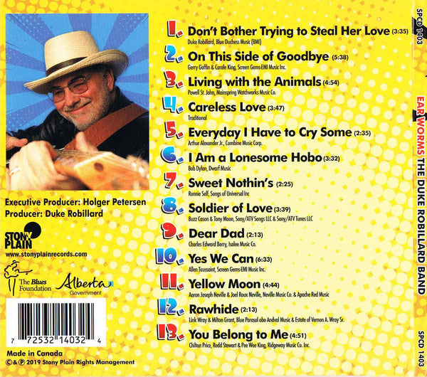 The Duke Robillard Band : Ear Worms (CD, Album)