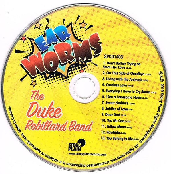 The Duke Robillard Band : Ear Worms (CD, Album)
