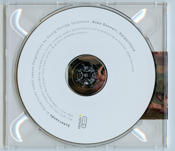 Anke Dennert, Georg Philipp Telemann : Scherzando: VI Ouverturen Nebst Zween Folgesätzen (CD)