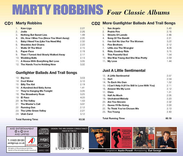 Marty Robbins : Four Classic Albums (2xCD, Comp)