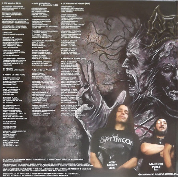 Demise (18) : De La Manipulacion A La Ignorancia (LP, Album)