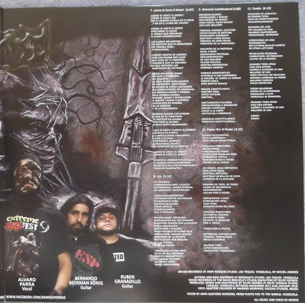 Demise (18) : De La Manipulacion A La Ignorancia (LP, Album)