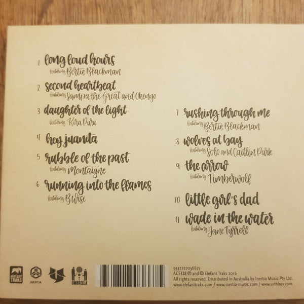 Urthboy : The Past Beats Inside Me Like A Second Heartbeat (CD, Album)