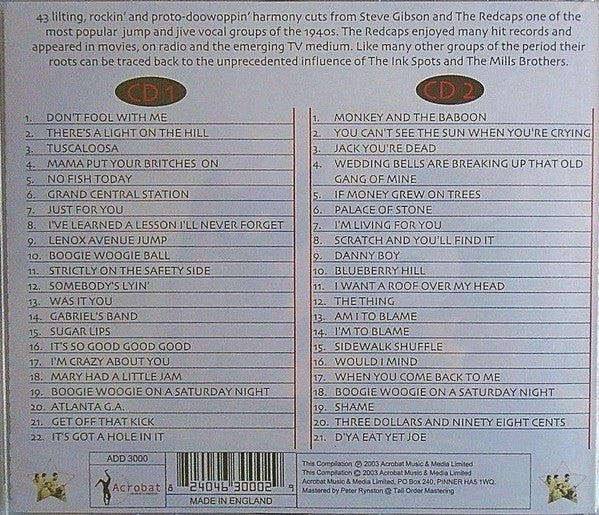 Steve Gibson and the Red Caps : It's So Good! 1943-1951 (2xCD, Comp)