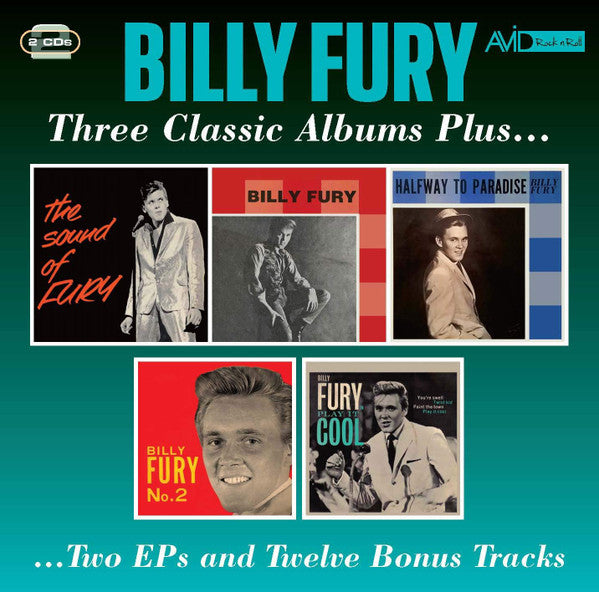Billy Fury : Three Classic Albums Plus... (2xCD, Comp, RM)