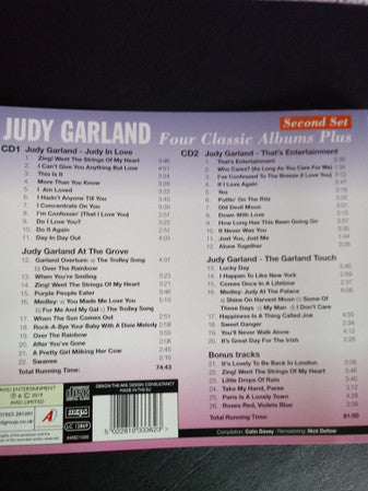 Judy Garland : Four Classic Albums Plus - Second Set (2xCD, Comp, RM)