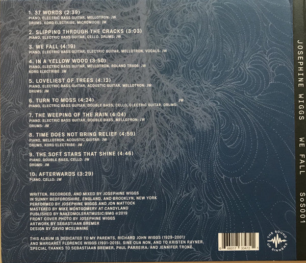 Josephine Wiggs : We Fall (CD, Album)