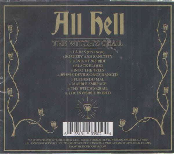 All Hell : The Witch's Grail (CD, Album)
