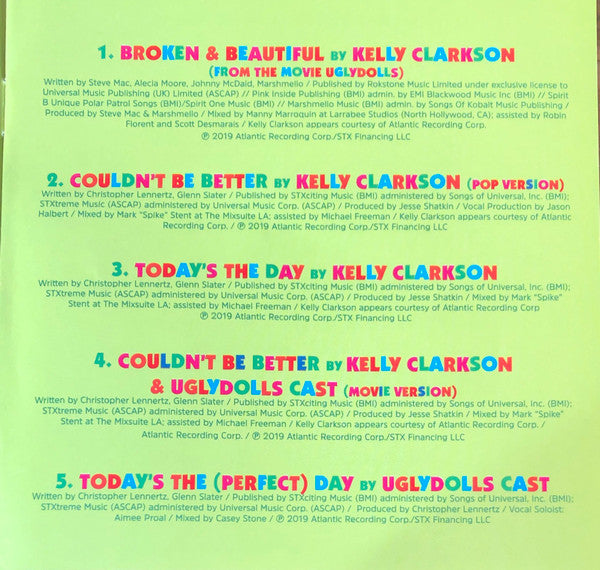 Various : UglyDolls (The Original Motion Picture Soundtrack) (CD, Comp)
