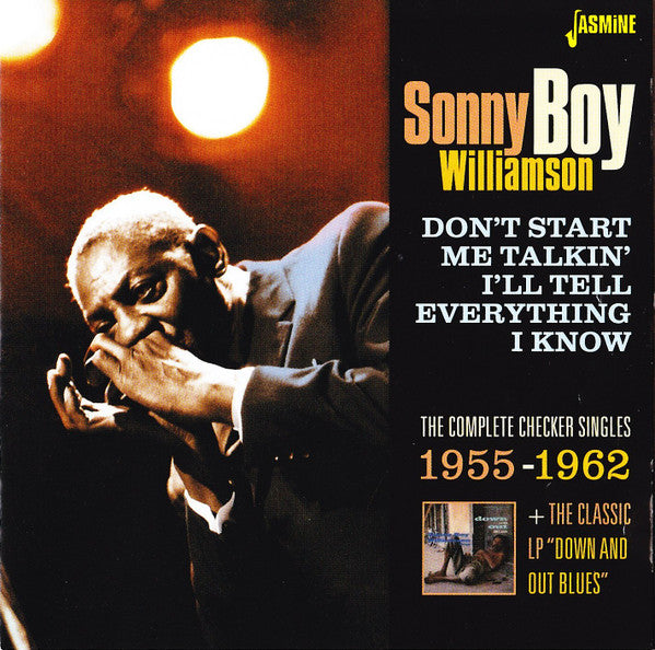 Sonny Boy Williamson (2) : Don't Start Me Talkin' I'll Tell Everything I Know: The Complete Checker Singles 1955-1962 (CD, Comp, Mono)