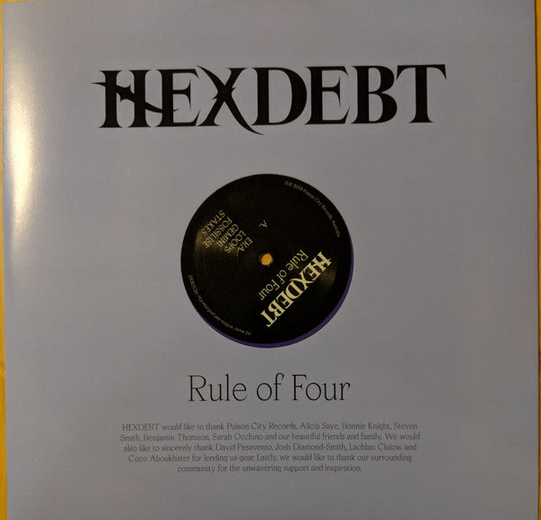 HEXDEBT : Rule Of Four (LP, Album, Ltd, Pur)