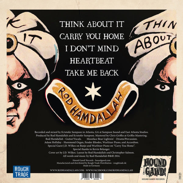 Rod Hamdallah : Think About It (10", EP)