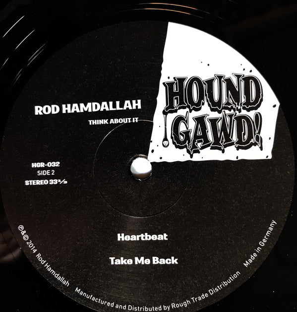 Rod Hamdallah : Think About It (10", EP)