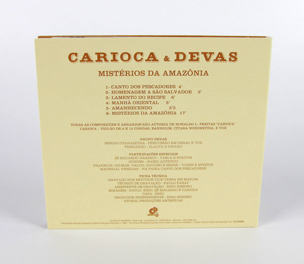 Carioca (7) & Devas (4) : Mistérios Da Amazônia (CD, Album, RE)