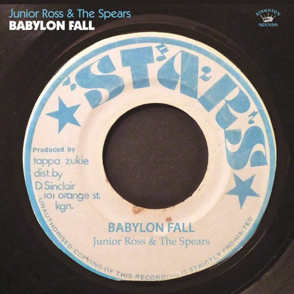 Junior Ross & The Spears : Babylon Fall (CD, Album, Comp)