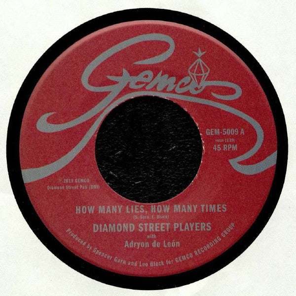 Diamond Street Players : How Many Lies, How Many Times (7", Single)