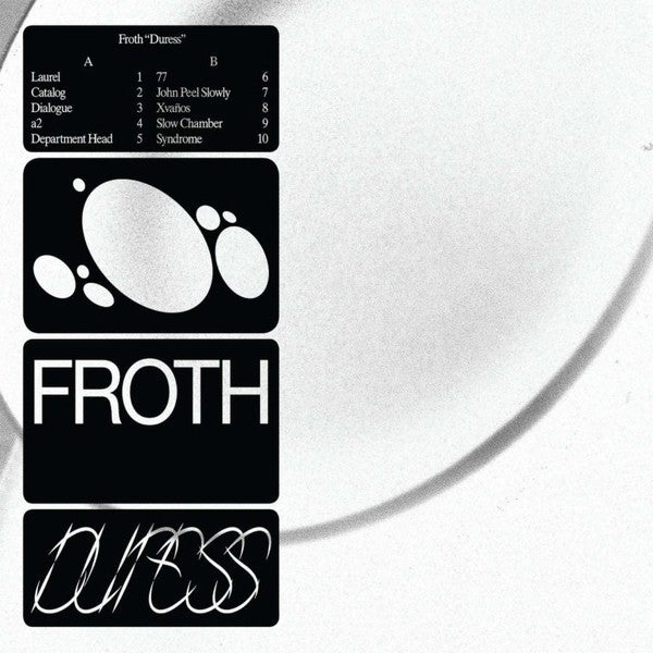 Froth (3) : Duress (CD, Album)