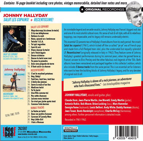 Johnny Hallyday : Salut Les Copains Plus Recentissime! (CD, Comp, RM)