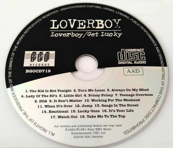 Loverboy : Loverboy / Get Lucky (CD, Comp, RM)
