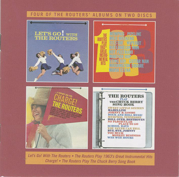 The Routers : Let’s Go! / Play 1963’s Great Instrumental Hits / Charge! / Play The Chuck Berry Song Book (2xCD, Comp, RM, Sli)