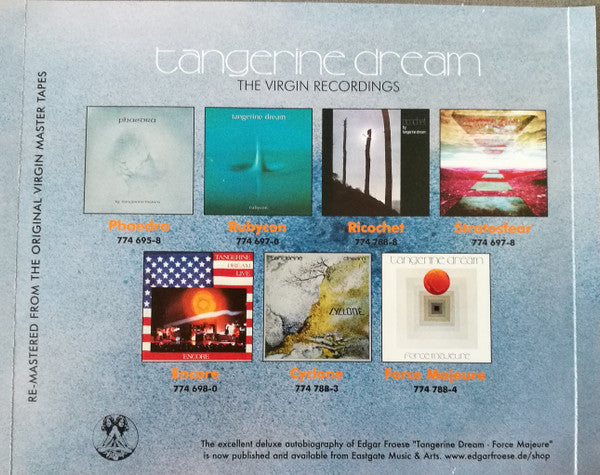 Tangerine Dream : Phaedra (CD, Album, RE, RM)