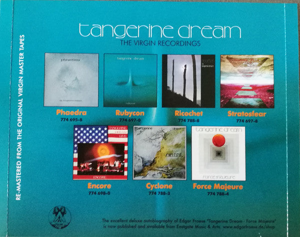 Tangerine Dream : Rubycon (CD, Album, RE, RM)