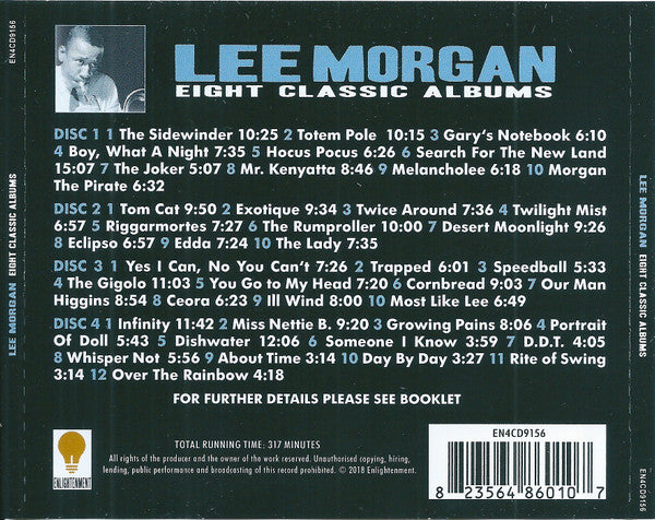 Lee Morgan : Eight Classic Albums (4xCD, RM + Box, Comp)
