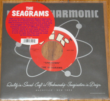 The Seagrams : Unknown / Off Beat (7", Single, RE, Blu)