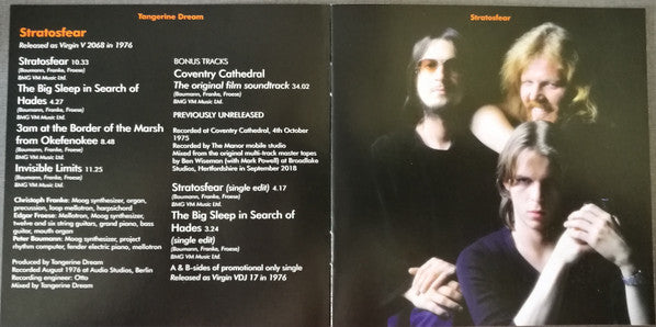 Tangerine Dream : Stratosfear (CD, Album, RE, RM)