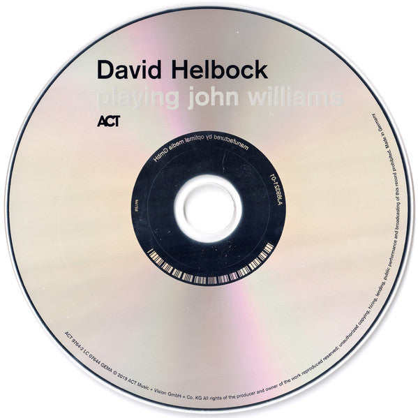 David Helbock : Playing John Williams (Piano Works XIV) (CD)