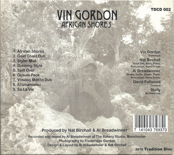 Vin Gordon : African Shores (CD, Album, Mono)