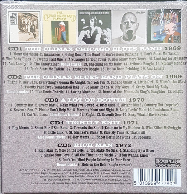Climax Blues Band : The Albums 1969-1972 (CD, Album, RE, RM + CD, Album, RE, RM + CD, Album,)