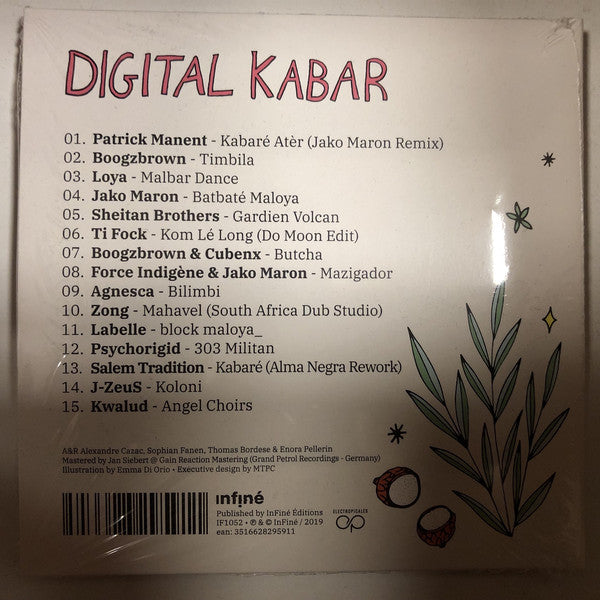 Various : Digital Kabar (Electronic Maloya From La Reunion Since 1980) (CD, Comp)