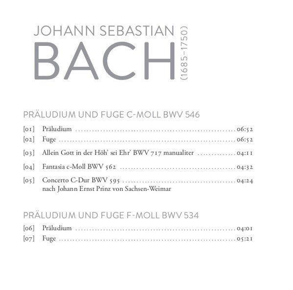 Johann Sebastian Bach, Joseph Kelemen : Berühmte Orgelwerke (Famous Organ Works) (CD, Album)
